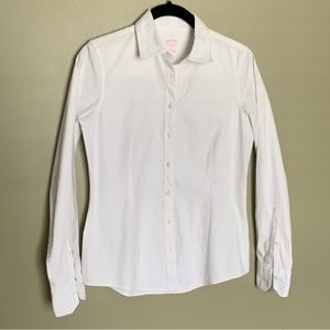 Brooks Brothers white tailored fit button down